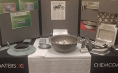 Chemcoater’s Booth at PMA’s Vendor Night – Grand Rapids