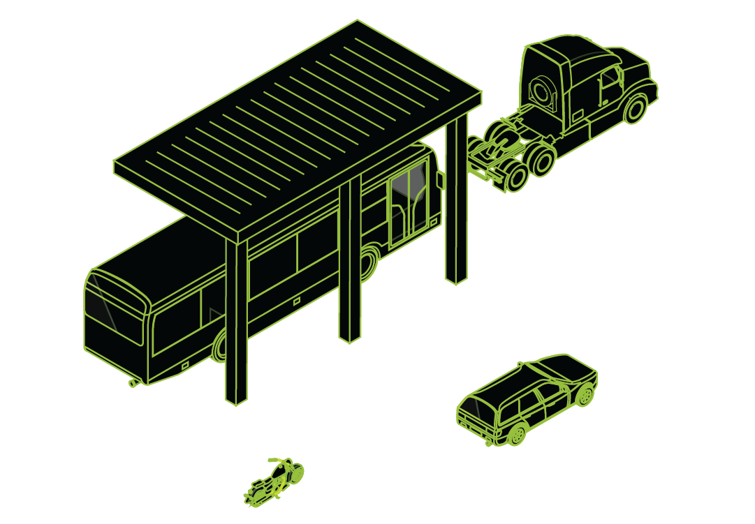 Transportation hotspot graphic